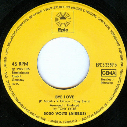 5000 Volts - I'm On Fire 30084 Vinyl Singles Vinyl Goed / Hoes Goed