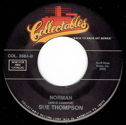 Sue Thompson - Paper Tiger 40413 Vinyl Singles Vinyl Goed / Hoes Generic