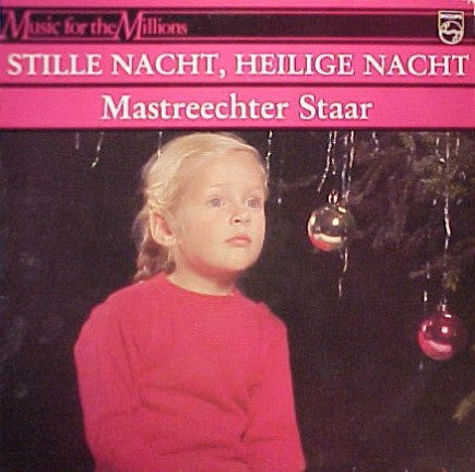 Mastreechter Staar - Stille Nacht, Heilige Nacht (LP) 40901 Vinyl LP Vinyl Goed / Hoes Goed