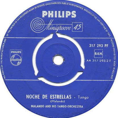 Malando And His Tango Orchestra - La Cumparsita 19877 Vinyl Singles Vinyl Goed / Hoes Generic
