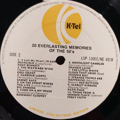 Various - 40 Wonderful Memories (LP) Vinyl LP Dubbel Vinyl Goed / Hoes Goed