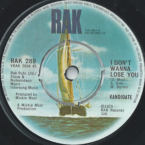 Kandidate - I Don't Wanna Lose You 11032 Vinyl Singles Vinyl Goed / Hoes Goed