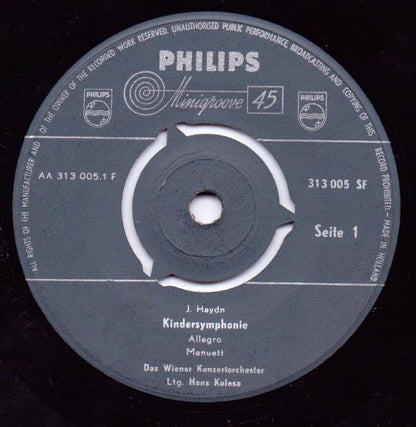 Wiener Konzertorchester - Kindersymphonie 19452 Vinyl Singles Vinyl Goed / Hoes Generic