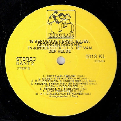 T.V. Kinderkoor - 16 Bekende Kerstliedjes (LP) 40902 Vinyl LP Vinyl Goed / Hoes Goed