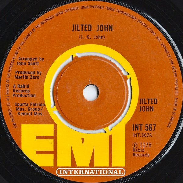 Jilted John - Jilted John 39293 Vinyl Singles Vinyl Goed / Hoes Generic