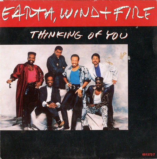 Earth, Wind & Fire - Thinking Of You Vinyl Singles Vinyl Zeer Goed / Hoesje Goed "VINYLSINGLES.NL"