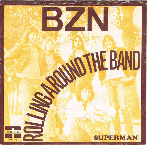 BZN - Rolling Around The Band Vinyl Singles Vinyl Zeer Goed / Hoesje Goed "VINYLSINGLES.NL"
