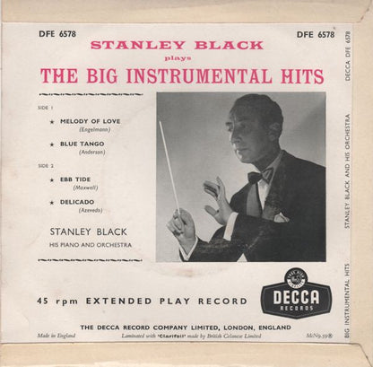 Stanley Black & His Orchestra - Stanley Black Plays The Big Instrumental Hits 37377 Vinyl Singles EP Vinyl Goed / Hoes Goed