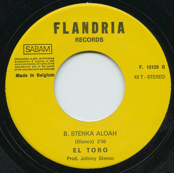 El Toro - De Stierendans Vinyl Singles Vinyl Zeer Goed / Hoesje Goed "VINYLSINGLES.NL"