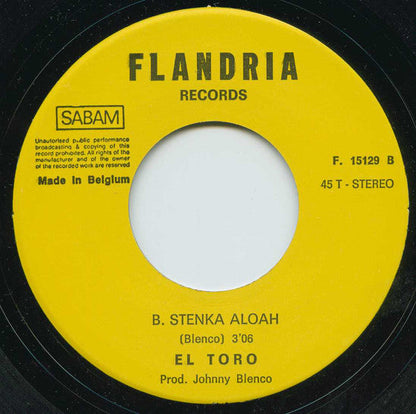 El Toro - De Stierendans Vinyl Singles Vinyl Zeer Goed / Hoesje Goed "VINYLSINGLES.NL"
