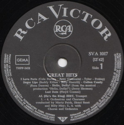 Al Hirt - Great Hits (LP) Vinyl LP Vinyl Zeer Goed / Hoesje Goed "VINYLSINGLES.NL"
