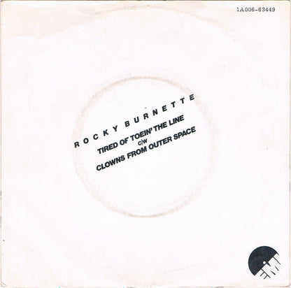 Rocky Burnette - Tired Of Toein' The Line 10658 Vinyl Singles Vinyl Goed / Hoes Goed