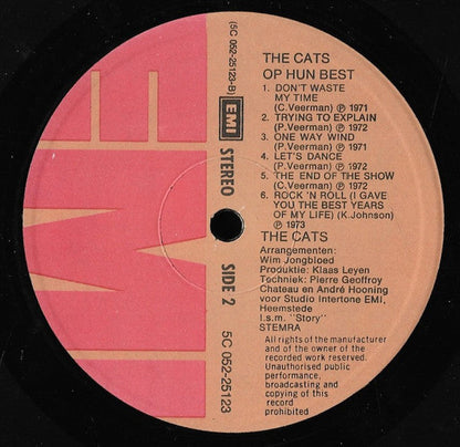 Cats - Story Presenteert The Cats Op Hun Best (LP) 51652 Vinyl LP Vinyl Zeer Goed / Hoesje Goed "VINYLSINGLES.NL"