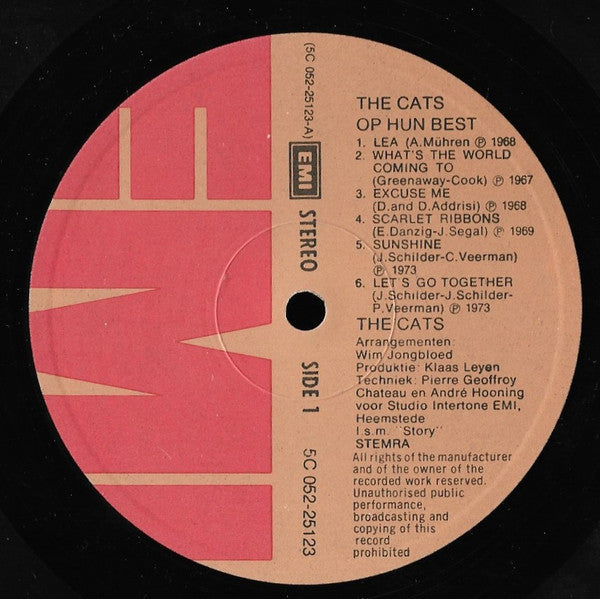 Cats - Story Presenteert The Cats Op Hun Best (LP) 51652 Vinyl LP Vinyl Zeer Goed / Hoesje Goed "VINYLSINGLES.NL"