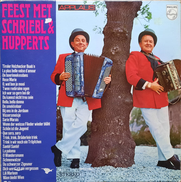 Harmonica Duo K. Schriebl / J. Hupperts - Feest Met Schriebl En Hupperts (LP) Vinyl LP Vinyl Zeer Goed / Hoesje Goed "VINYLSINGLES.NL"