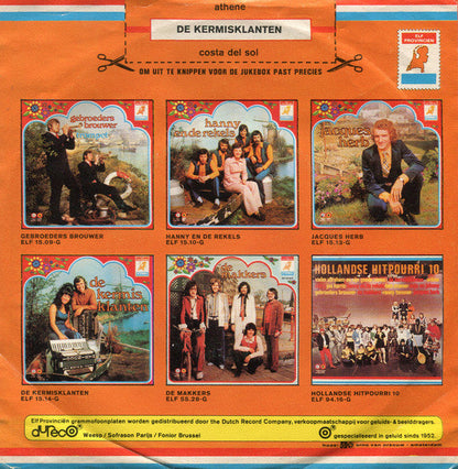 Kermisklanten - Athene 29359 Vinyl Singles Vinyl Goed / Hoes Goed
