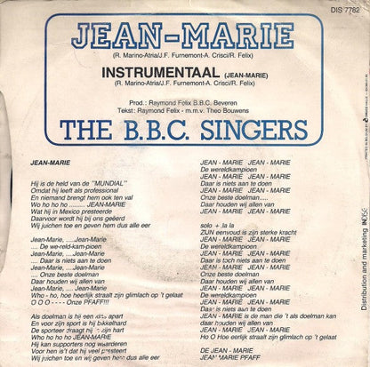 B.B.C. Singers - Jean-Marie 41263 Vinyl Singles Vinyl Zeer Goed / Hoesje Goed "VINYLSINGLES.NL"
