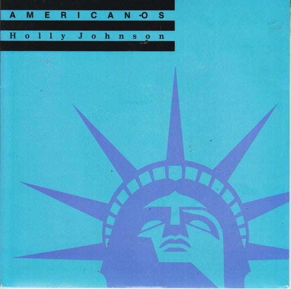 Holly Johnson - Americanos (B-Keus) Vinyl Singles Vinyl Zeer Goed / Hoesje Sticker "VINYLSINGLES.NL"