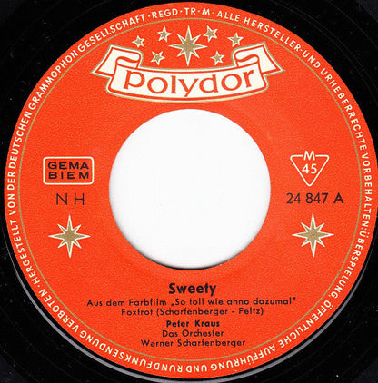 Peter Kraus - Sweety 30070 Vinyl Singles Vinyl Goed / Hoes Generic