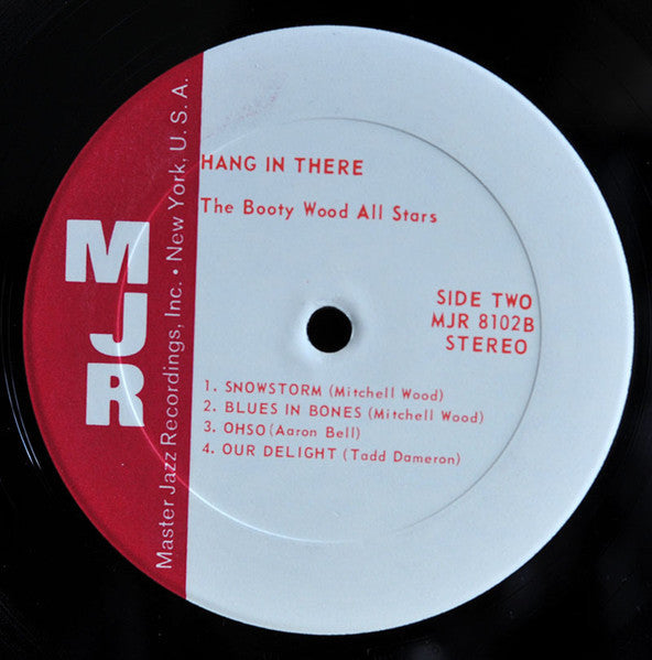 Booty Wood All Stars - Hang In There (LP) Vinyl LP Vinyl Zeer Goed / Hoesje Goed "VINYLSINGLES.NL"