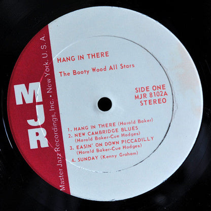 Booty Wood All Stars - Hang In There (LP) Vinyl LP Vinyl Zeer Goed / Hoesje Goed "VINYLSINGLES.NL"