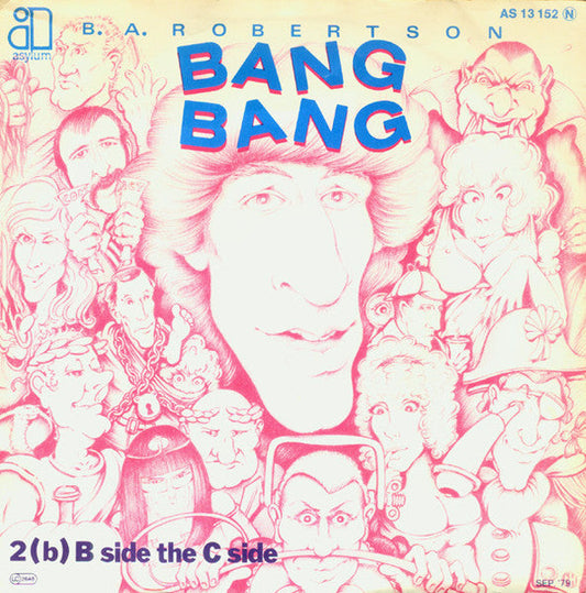 B.A. Robertson - Bang Bang (B-Keus) Vinyl Singles Vinyl (G) <br> Hoes (F) "VINYLSINGLES.NL"