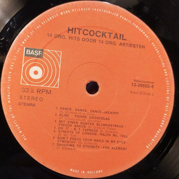Various - Hit-cocktail (LP) Vinyl LP Vinyl Goed / Hoes Goed