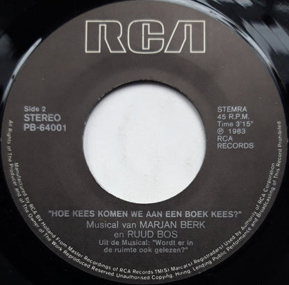 Marjan Berk & Ruud Bos - Lezen Is Het Lekkerste Dat Er Is 29341 Vinyl Singles Vinyl Goed / Hoes Goed