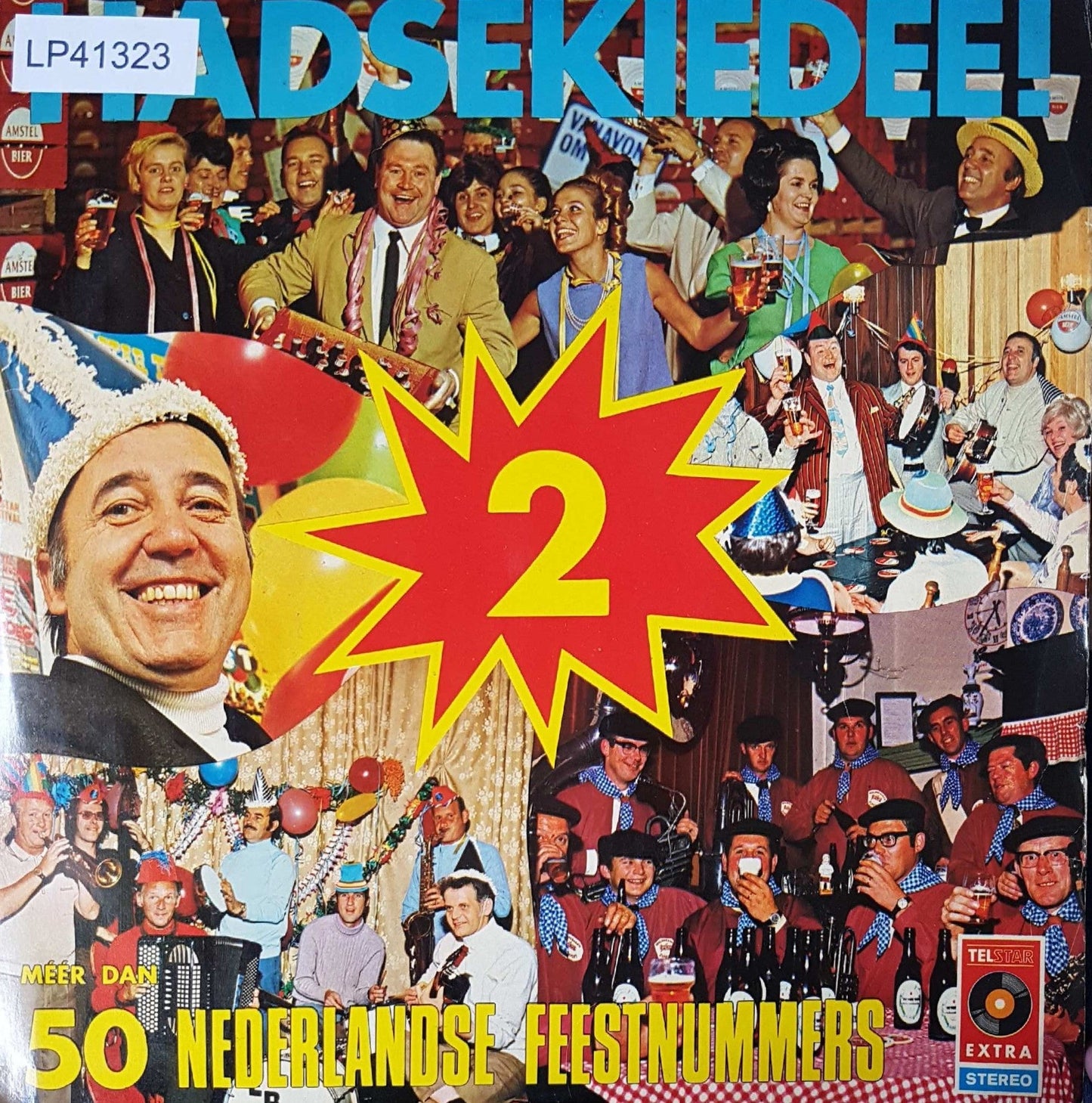 Various - Hadsekiedee 2 (LP) 41323 Vinyl LP Vinyl Goed / Hoes Goed