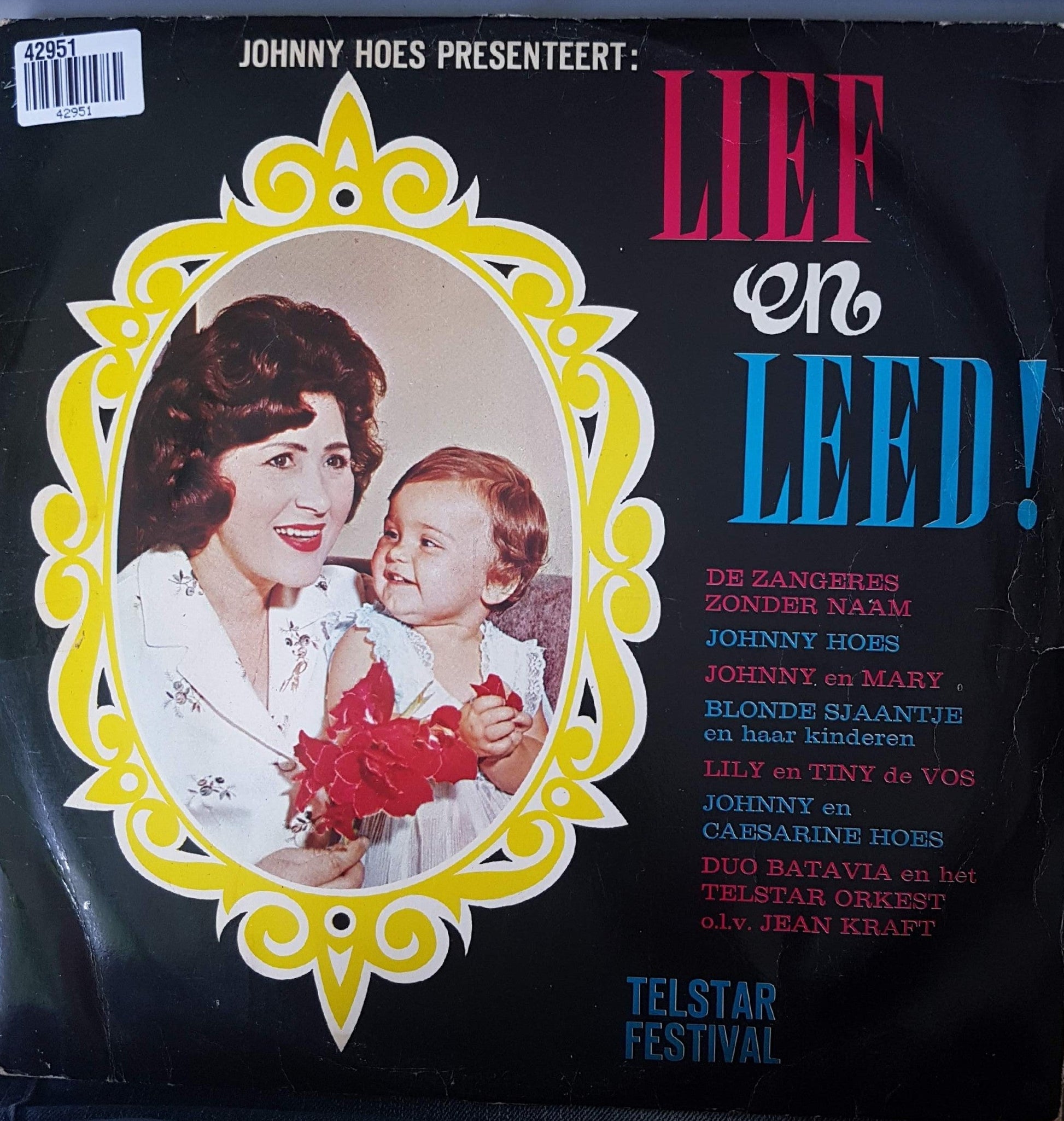 Zangeres Zonder Naam - Lief en Leed! (LP) Vinyl LP Vinyl Goed / Hoes Goed
