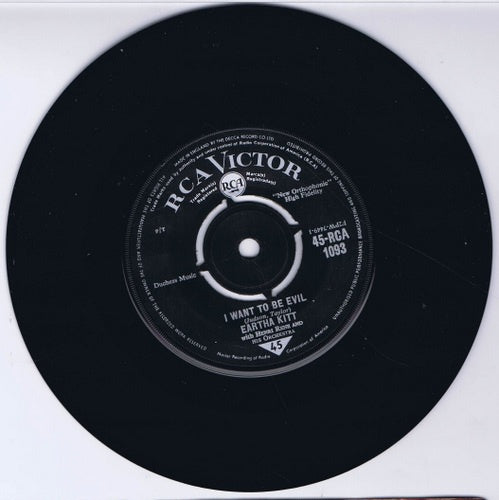 Eartha Kitt - I Want To Be Evil Vinyl Singles Vinyl Zeer Goed / Hoesje Goed "VINYLSINGLES.NL"