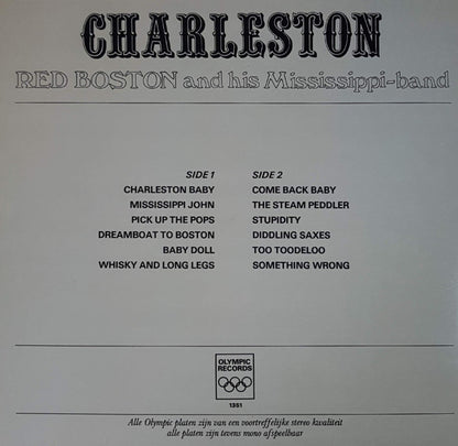 Red Boston And His Mississippi Band - Charleston (LP) 40410 Vinyl LP Vinyl Goed / Hoes Goed