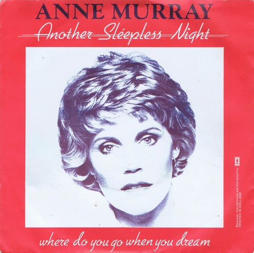 Anne Murray - Another Sleepless Night Vinyl Singles Vinyl Zeer Goed / Hoesje Goed "VINYLSINGLES.NL"