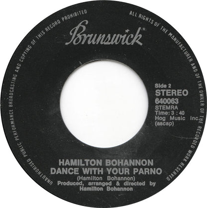 Bohannon - Foot Stompin Music Vinyl Singles Vinyl Zeer Goed / Hoesje Goed "VINYLSINGLES.NL"