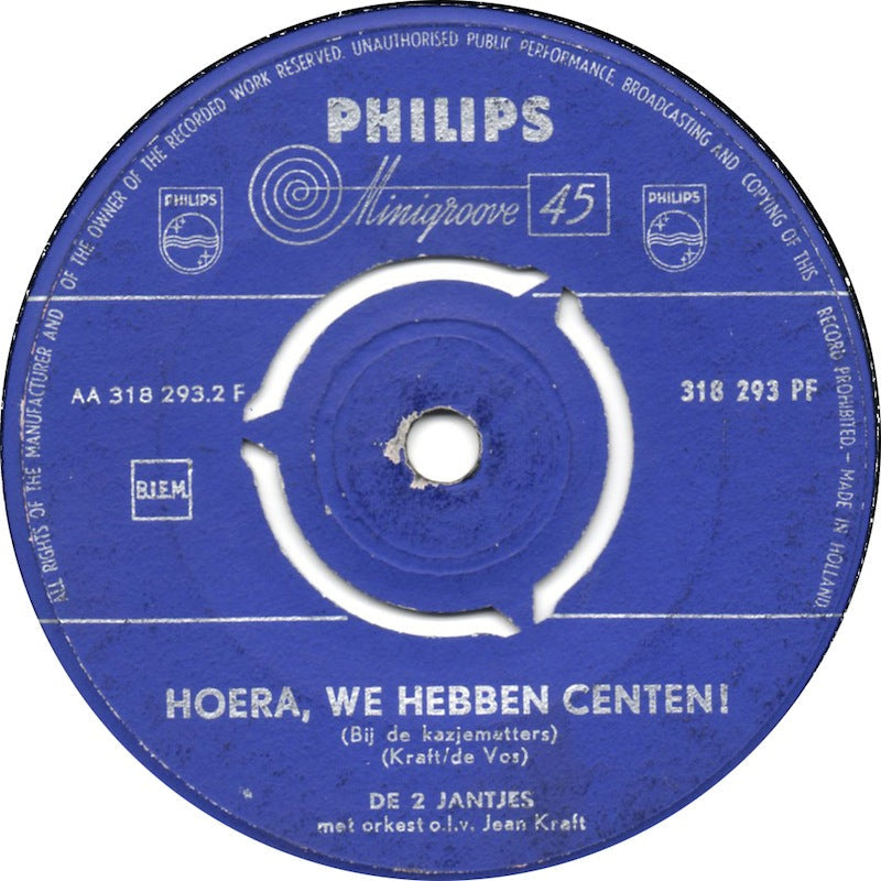 2 Jantjes - De Smokkelaar Vinyl Singles Vinyl Goed / Hoes Generic