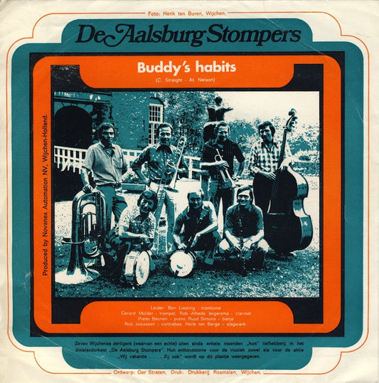 Aalsburg Stompers - Buddy's Habits Vinyl Singles Vinyl Zeer Goed / Hoesje Goed "VINYLSINGLES.NL"