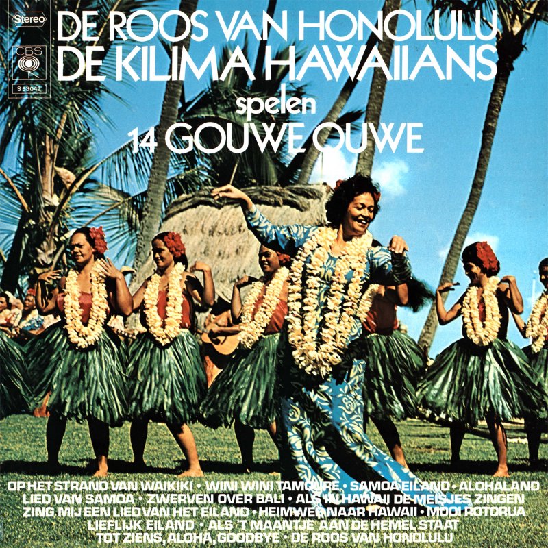 Kilima Hawaiians - De Roos Van Honolulu (LP) 46125 Vinyl LP Vinyl Goed / Hoes Goed
