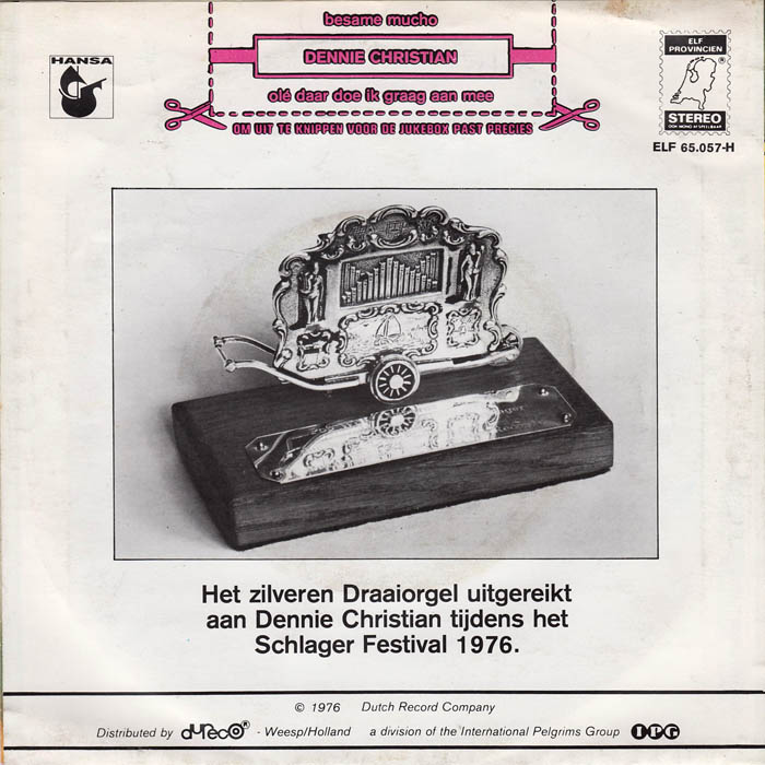 Dennie Christian - Besame Mucho