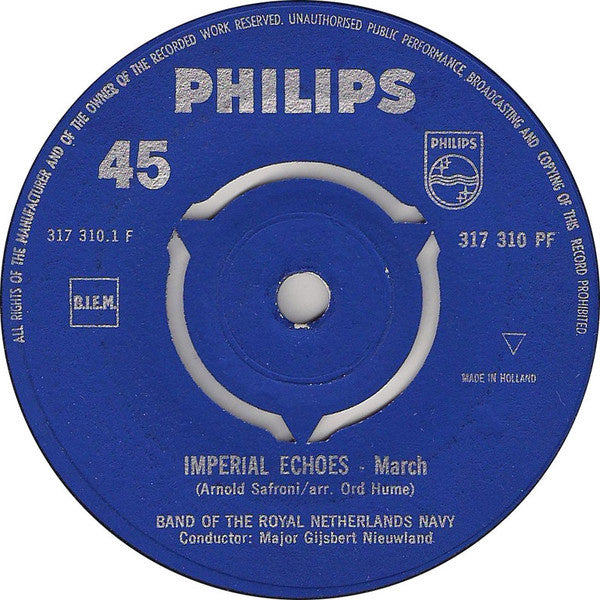 Marinierskapel der Koninklijke Marine - Imerial Echoes 04553 Vinyl Singles Vinyl Goed / Hoes Goed