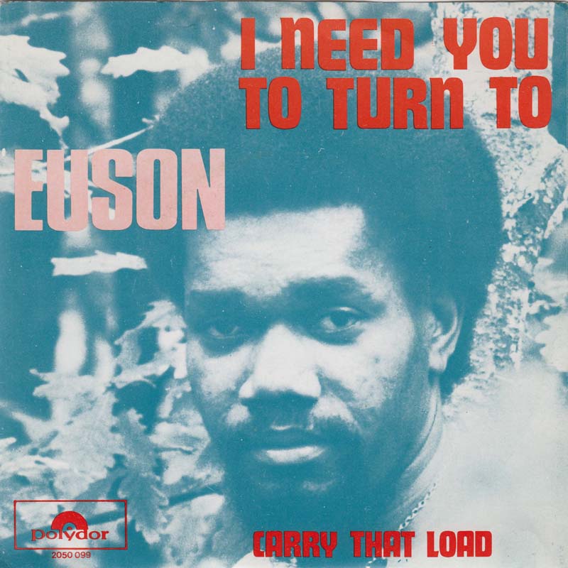 Euson - I Need You To Turn To Vinyl Singles Vinyl Zeer Goed / Hoesje Goed "VINYLSINGLES.NL"