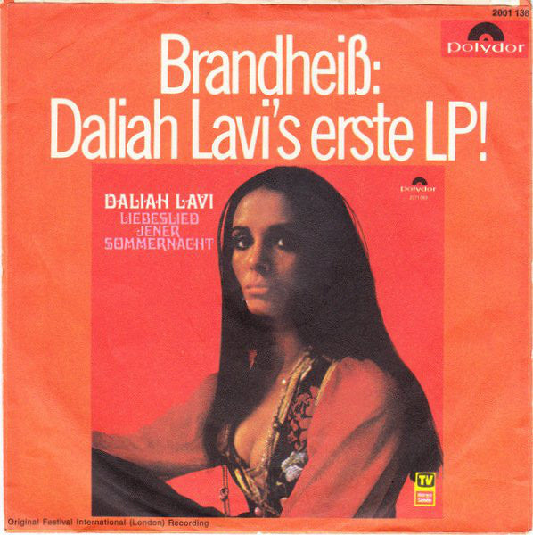 Daliah Lavi - Wer Hat Mein Lied So Zerstört, Ma? Vinyl Singles Vinyl Zeer Goed / Hoesje Goed "VINYLSINGLES.NL"