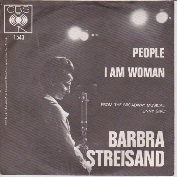 Barbra Streisand - People 09410 Vinyl Singles Vinyl Zeer Goed / Hoesje Goed "VINYLSINGLES.NL"