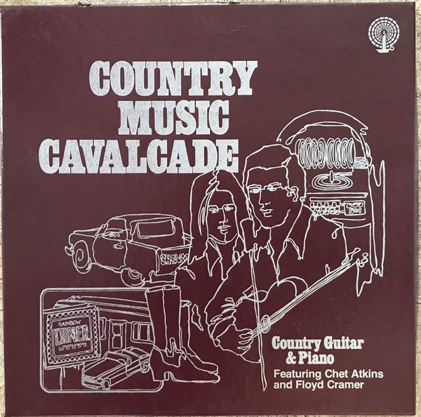 Chet Atkins And Floyd Cramer - Country Music Cavalcade Country Guitar And Piano (LP) Vinyl LP Vinyl Zeer Goed / Hoesje Goed "VINYLSINGLES.NL"