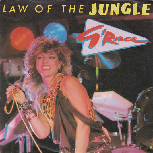 G'Race - Law Of The Jungle 12668 Vinyl Singles Vinyl Zeer Goed / Hoesje Goed "VINYLSINGLES.NL"