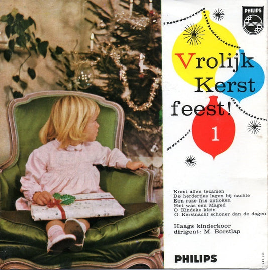 Haags Kinderkoor - Vrolijk Kerstfeest 1 Vinyl Singles EP Vinyl Zeer Goed / Hoesje Goed "VINYLSINGLES.NL"