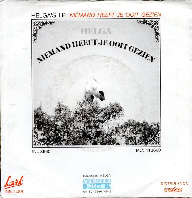 Helga - Het Allermooiste Moment Vinyl Singles Vinyl Zeer Goed / Hoesje Goed "VINYLSINGLES.NL"