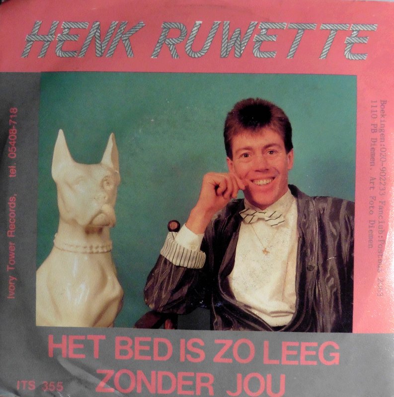 Henk Ruwette - Het Bed Is Zo Leeg Zonder Jou 26972 Vinyl Singles Vinyl Goed / Hoes Goed