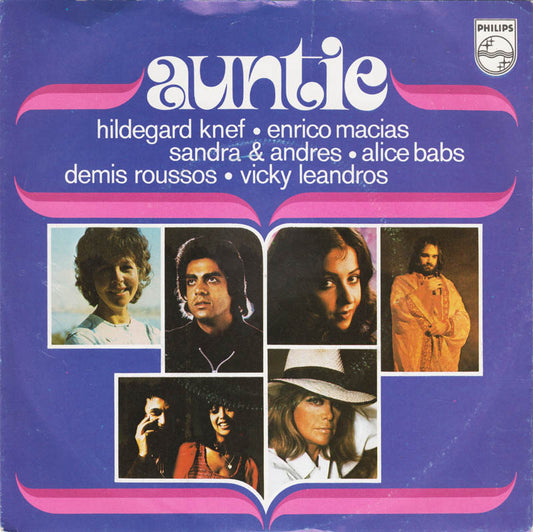 Hildegard Knef & Enrico Macias & More - Auntie Vinyl Singles Vinyl Zeer Goed / Hoesje Goed "VINYLSINGLES.NL"