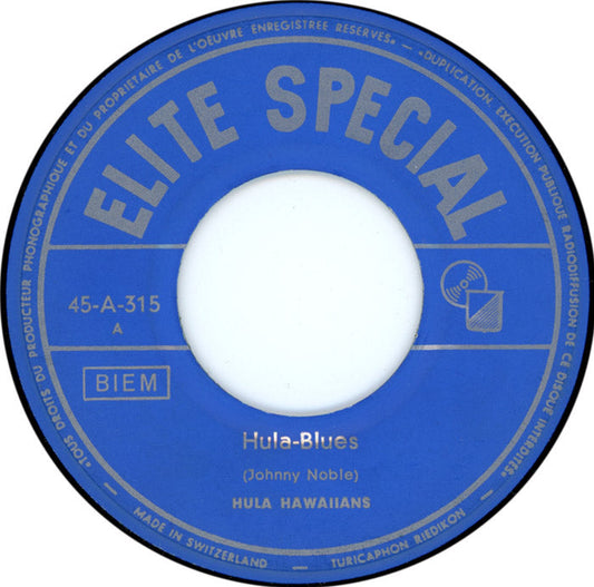 Hula Hawaiians - Hula Blues Vinyl Singles Vinyl Zeer Goed / Hoesje Goed "VINYLSINGLES.NL"