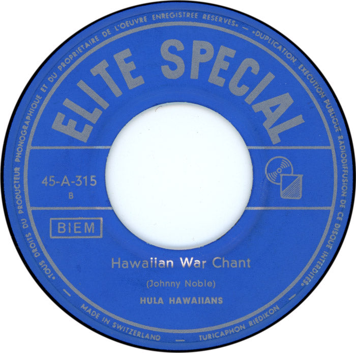 Hula Hawaiians - Hula Blues Vinyl Singles Vinyl Zeer Goed / Hoesje Goed "VINYLSINGLES.NL"